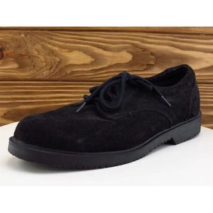 Rugged Outback Sz 9 Oxford‎ Black Suede Men Lace Up Medium